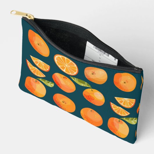 Citrus Orange Zubehörtasche (Offen)