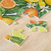Citrus Orchard Harvest: Lemon & Orange pattern Puzzle (Seite)