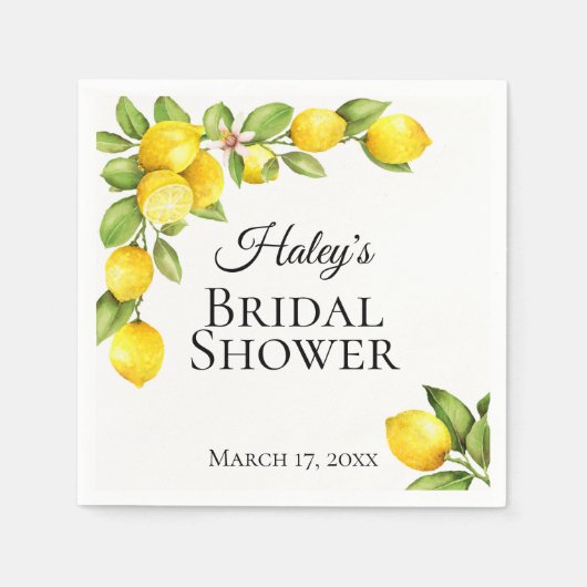 Citrus Orchard Personalisiert Serviette (Vorderseite)