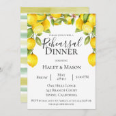 Citrus Orchard Probe Abendessen Einladung (Vorne/Hinten)