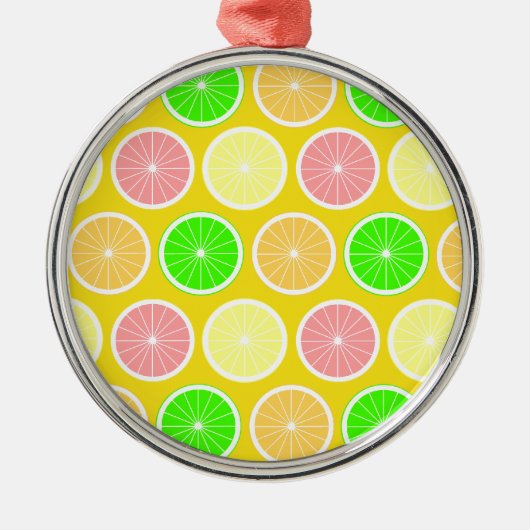 Citrus Ornament Aus Metall (Vorne)