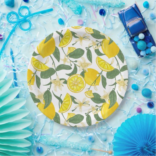 Citrus Papierplatte Pappteller (Party)