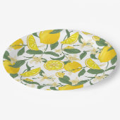 Citrus Papierplatte Pappteller (Schrägansicht)