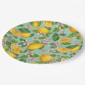 Citrus Papierplatte Pappteller (Schrägansicht)