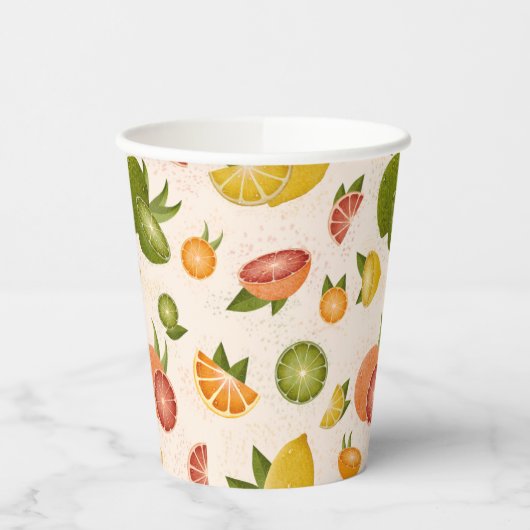 Citrus Party Cup Pappbecher (Links)