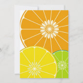 Citrus-Party Einladung (Rückseite)