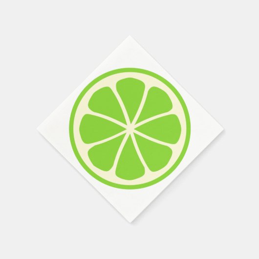 Citrus Party Limon Serviette (Ecke)