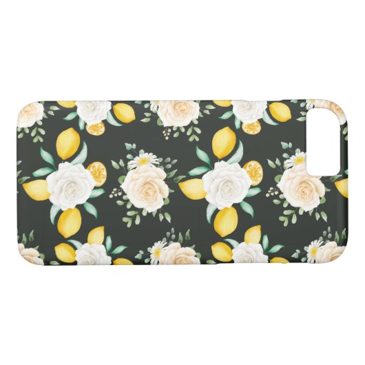 Citrus Pattern Case-Mate iPhone Case (Rückseite (Horizontal))