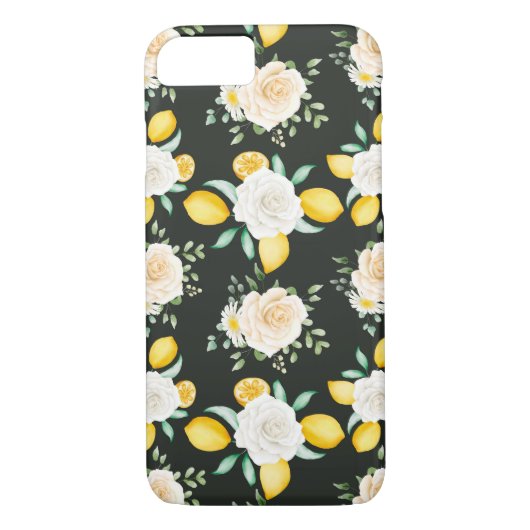 Citrus Pattern Case-Mate iPhone Case (Rückseite)