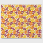 Citrus pattern geschenkpapier (Flach)