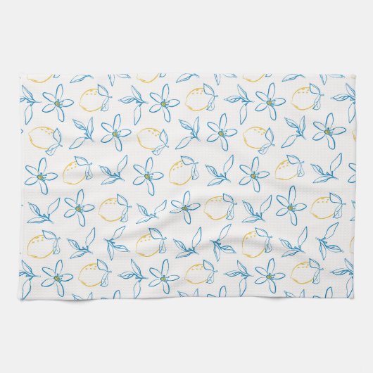 Citrus Pattern Handgezogene - Küchentücher (Horizontal)