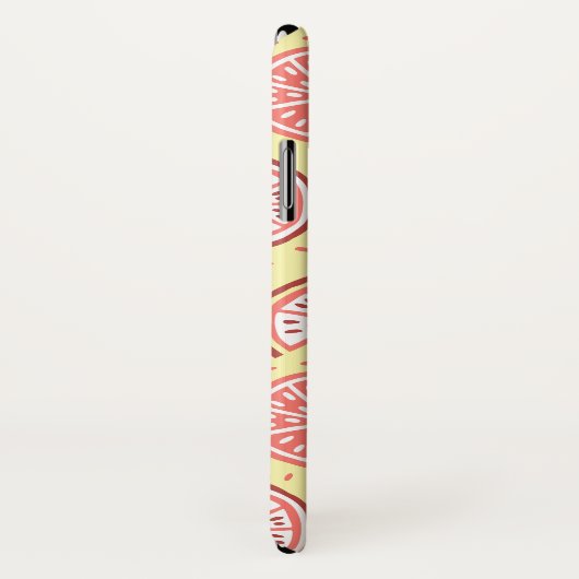 Citrus Pattern kundenspezifische monogramm Telefon Case-Mate iPhone Hülle (Hinten/Rechts)