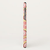 Citrus Pattern kundenspezifische monogramm Telefon Case-Mate iPhone Hülle (Hinten/Links)