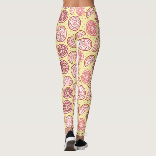 Citrus Pattern Leggings (Rückseite)