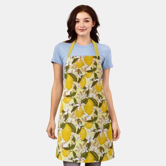 Citrus Pattern Schürze (Getragen)