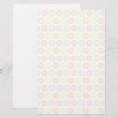 Citrus Pattern Stationery Briefpapier (Vorne/Hinten)