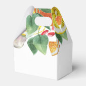 Citrus Personalisierte Gastgeschenk Hochzeit Geschenkschachtel (Rückseite)