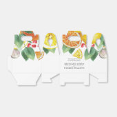Citrus Personalisierte Gastgeschenk Hochzeit Geschenkschachtel (Ungefaltet)
