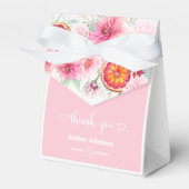 Citrus & Pink Wasserfarbe Blume Kinderdusche Geschenkschachtel (Vorderseite)