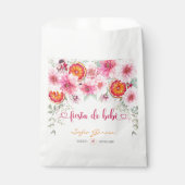 Citrus Pink Wasserfarbe Blume Spanische Kinderdusc Geschenktütchen (Vorderseite)