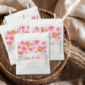 Citrus Pink Wasserfarbe Blume Spanische Kinderdusc Geschenktütchen