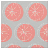Citrus Pink Weißer Stoff grau (Nahaufnahme)