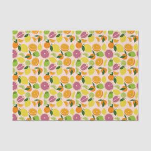 Citrus Print Seidenpapier