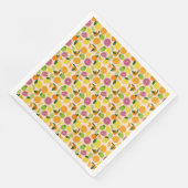Citrus Print Serviette (Ecke)