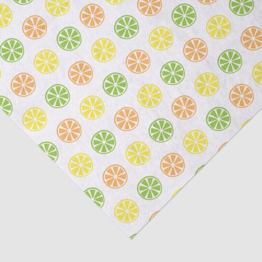 Citrus Print Tissue Paper Seidenpapier (Ausschnitt)