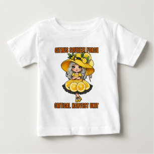Citrus-Quetschkraft-Kritische-Ernte-Einheit Baby T-shirt