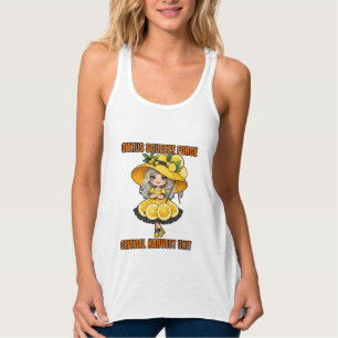 Citrus-Quetschkraft-Kritische-Ernte-Einheit Tank Top