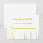 Citrus Response Card RSVP Karte (Vorne/Hinten)