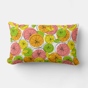 Citrus rosa Rücken Lumbar Kissen