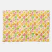 CITRUS SCALLOP Farbige Fruchtsäfte Geschirrtuch (Horizontal)