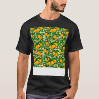 Citrus Seamless Pattern Lemon Limon Orange Mandari T-Shirt