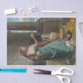 Citrus Seller von Jean Lecomte du Nouy Seidenpapier (Handwerk)