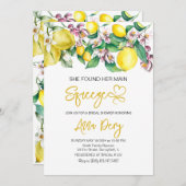 Citrus Sie fand ihr Haupt-Squeeze-Brautparty Einladung (Vorne/Hinten)