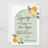 Citrus Sie fand ihr Haupt-Squeeze-Brautparty Einladung (Vorderseite)