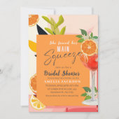 Citrus Sie fand ihr Haupt-Squeeze-Brautparty Einladung (Vorderseite)