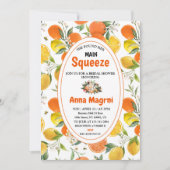 Citrus Sie fand ihr Haupt-Squeeze-Brautparty Einladung (Vorderseite)