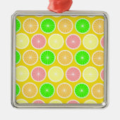 Citrus Silbernes Ornament (Vorne)