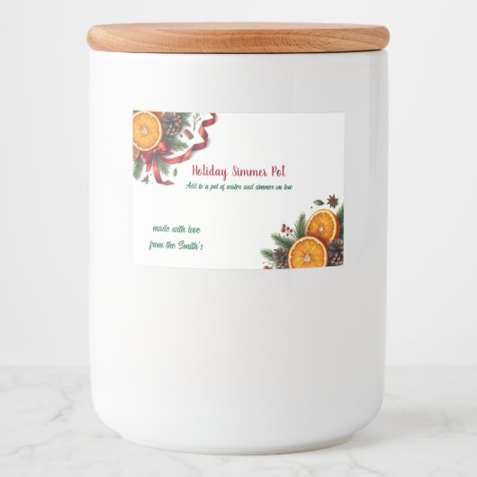 Citrus Simmer Pot Scans Lebensmitteletikett (Vorderseite)