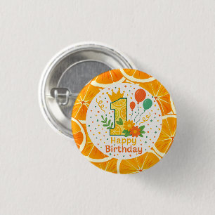 Citrus Slice 1. Geburtstagsknöpfe Button