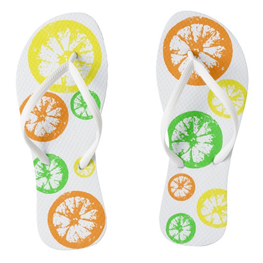 Citrus Slice Flip Flops Badesandalen (Fußbett)