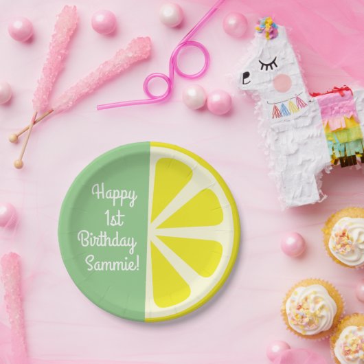Citrus Slice Geburtstagsparty Pappteller (Party)