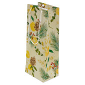 citrus slice geschenktüte für weinflaschen (Rückseite Schrägansicht)