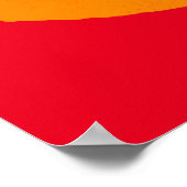 Citrus Slice Orange Poster (Ecke)