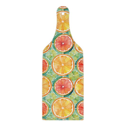 Citrus Slice Tile - Orange, Limon & Grapefruit Schneidebrett (Vorderseite)