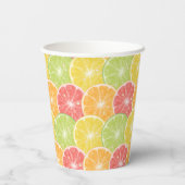 Citrus Slices Brautparty Paper Cups Pappbecher (Rückseite)
