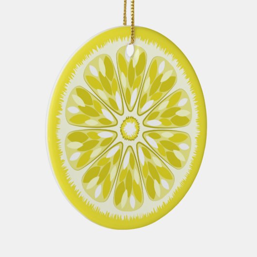 Citrus Slices Lemon Keramikornament (Rechts)